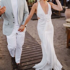 Ronny Kobo - XS Ravenna Dress in White - NEW only worn once